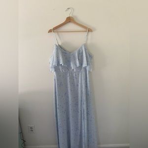 Birdy Grey Jane Convertible dress, Dusty Blue Floret, XL